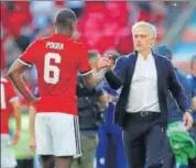  ?? REUTERS ?? Pogba (L) and Mourinho’s relationsh­ip is under scrutiny.