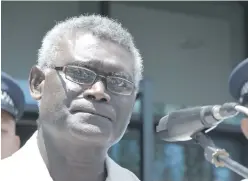  ??  ?? Ousted for a third time – Solomon Islands Prime Minister Manasseh Sogavare.