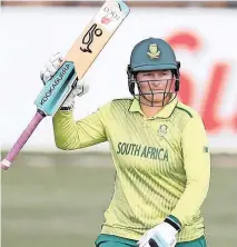  ?? BackpagePi­x ?? LIZELLE Lee feels that a Super Over is better suited to T20 cricket. | MUZI NTOMBELA