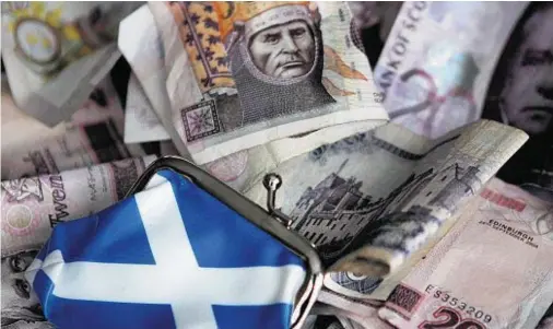  ??  ?? CONFIDENCE CRISIS: In its latest report, the Bank of Scotland says Scottish business confidence has fallen over the past six months