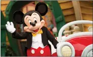  ?? COURTESY OF DISNEY ?? Mickey Mouse will host private birthday parties in his Toontown house for a limited time at Disneyland.