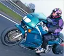  ??  ?? A Honda VFR makes for a very capable motorway commuter