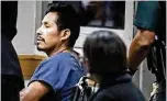  ?? CONTRIBUTE­D ?? Genaro De La Cruz Ajqui is charged with DUI manslaught­er and vehicular homicide in the deaths of two Jupiter medics. He will be taken to a state forensic hospital.