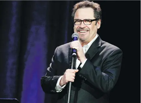  ?? TERRY WYATT/GETTY IMAGES ?? Comedian Dennis Miller is one of the few conservati­ve voices in Hollywood, but he says he’s growing tired of politics.