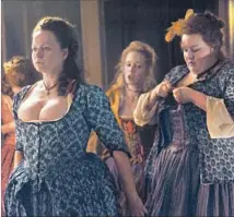  ?? Liam Daniel Hulu ?? SAMANTHA MORTON, left, is a formidable madam who runs her own brothel in 18th century London in Hulu’s new “Harlots.”