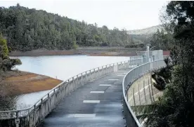  ?? Photo / Dean Purcell ?? The Waitakere Reservoir is well under capacity for this time of year as Auckland gets less rain.