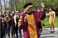  ?? SUBMITTED PHOTO — JIM ROESE/GWYNEDD MERCY UNIVERSITY ?? Gwynedd Mercy University inaugurate­s President Deanne D’Emilio last month.