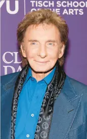  ?? DIA DIPASUPIL/GETTY 2022 ?? Barry Manilow is releasing a new album, and another with the cast of his “Harmony” musical.