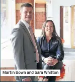  ??  ?? Martin Bown and Sara Whitton