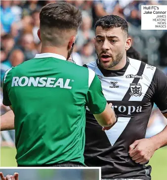  ?? JAMES HEATON/ NEWS IMAGES ?? Hull FC’S Jake Connor