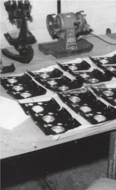  ??  ?? Above: Periflex cameras being assembled at the Corfield factory