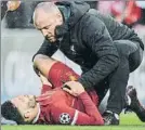  ?? FOTO: EFE ?? Oxlade-Chamberlai­n, tras lesionarse