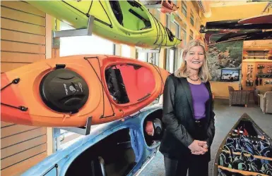  ?? JOHN KLEIN/SPECIAL TO THE JOURNAL SENTINEL ?? Helen Johnson-Leipold, the CEO of Johnson Outdoors and a member of the family that founded S.C. Johnson, is the Harvard Business School Club of Wisconsin Business Leader of the Year.