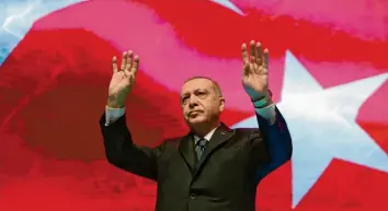  ?? Foto: Mustafa Kaya, dpa ?? Die türkische Wirtschaft ist in der Krise. Das bedroht die Macht von Recep Tayyip Erdogan.