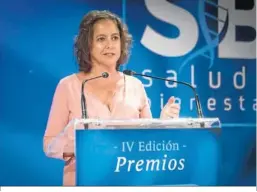  ?? ?? Catalina García, consejera de Salud de la Junta de Andalucía.