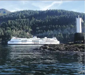  ?? POSTMEDIA FILES ?? Public affairs manager Darin Guenette said B.C. Ferries will add 93 sailings over Thanksgivi­ng weekend, with many on the Swartz Bay-Tsawwassen and Horseshoe Bay-Departure Bay routes. “These are the routes where we do see the heaviest demand,” he said.