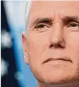  ?? Foto: dpa ?? Hat Gespräche mit Nordkorea sicht gestellt: US Vize Pence. in Aus