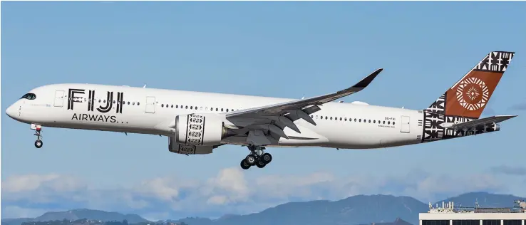  ??  ?? Fiji Airways is a customer of Rolls Royce.