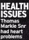  ?? ?? HEALTH ISSUES Thomas Markle Snr had heart problems