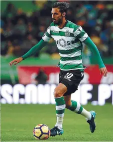  ??  ?? Bryan Ruiz ainda é motivo de preocupaçã­o em Alvalade