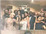  ?? @kyliejenne­r ?? Celebs aren’t above a bathroom selfie. Kylie Jenner (far left) posed with her famous friends in the restroom at the Met Ball in May 2017.