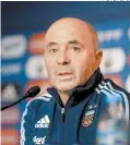  ??  ?? Jorge Sampaoli