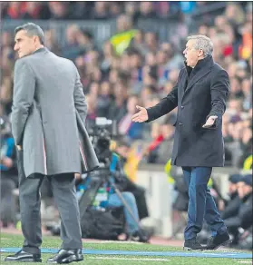  ?? FOTO: PERE PUNTÍ ?? Primera derrota del Lyon de Genesio en esta Champions Así sufrió en la banda