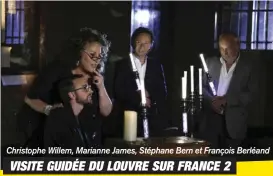  ??  ?? Christophe Willem, Marianne James, Stéphane Bern et François Berléand