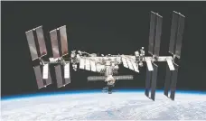  ?? NASA ?? The Internatio­nal Space Station will host its first crew of civilians next year, including a Montreal businessma­n and father of three.