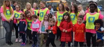  ??  ?? Some of our younger participan­ts lining up for last year’s Little Dreamers Dash at the Hope & Dream 10.