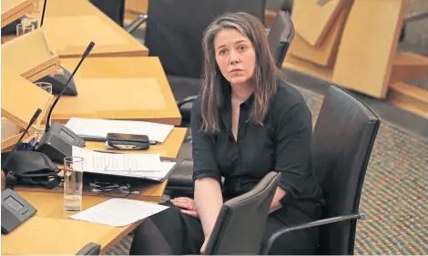  ?? Picture: PA. ?? Communitie­s Secretary Aileen Campbell has announced plans to leave her position as an MSP.