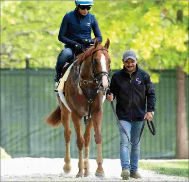  ?? BARBARA D. LIVINGSTON ?? Good Magic is part-owned by Barbara Banke’s Stonestree­t Stables, which sent out Curlin in 2007 and Rachel Alexandra in 2009 to defeat Kentucky Derby winners in the Preakness.