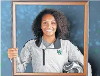  ?? [DOUG HOKE/ THE OKLAHOMAN] ?? Norman North alum Yazmeen Ryan was The Oklahoman's All-City Soccer player of the year in 2017 before playing collegiate­ly at TCU.