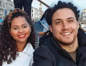  ?? ?? Couple: Fabiola Camara De Campos Silva and Diego Costa Silva