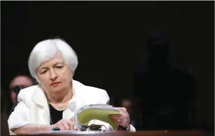  ?? WIN MCNAMEE/GETTY IMAGES/AFP ?? Janet Yellen, chair of the US Federal Reserve Board, will give a closely watched address today.