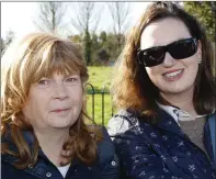  ??  ?? Cathy Walsh and Deirdre Leo were at the opening of the children’s playground at Charlevill­e Town Park.