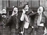  ??  ?? Full voice: Scotland women fans in London in 1936