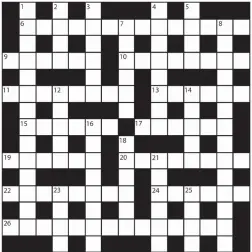  ?? No 15,775 PRIZES of £20 will be awarded to the senders of the first three correct solutions checked. Solutions to: Daily Mail Prize Crossword No. 15,775, PO BOX 3451, Norwich NR7 7NR. Entries may be submitted by second-class post. Envelopes must be postma ??