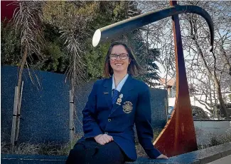  ?? PHOTO: KAROLINE TUCKEY/STUFF ?? National speech winner and Dannevirke High School pupil Lauren Carr has a few things to say about the new Ministry for Vulnerable Children.