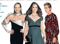  ??  ?? Trouble with compliance: Allison Janney, the Duchess of Cambridge and Frances Mcdormand