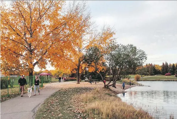  ??  ?? With 175 acres of green space, Genstar’s Riverside community in St. Albert is a place where residents can enjoy the great outdoors.