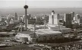  ?? Staff file photo ?? The Tower of the Americas was built for the 1968 Word’s Fair in San Antonio.