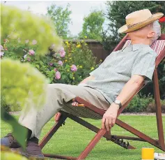  ?? Picture: GETTY ?? Dozing off in a deckchair after lunch can be a risky business