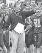  ?? 2002 SDSU PHOTO ?? John Stiegelmei­er has coached South Dakota State since 1997.