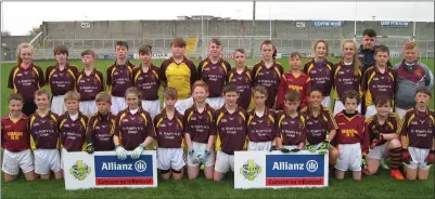  ??  ?? Scoil Naomh Bhríd Dubh Átha Allianz Cumann na mBunscol 6-8-Teacher champions