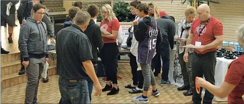  ?? Photos by Jamie Rieger ?? More than 900 students from across the region were registered to participat­e in the Trades and Technology Expo, held in conjunctio­n with the Regional Skills Competitio­n.