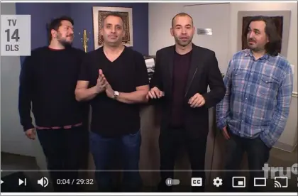  ??  ?? The “Impractica­l Jokers” seen here on YouTube.