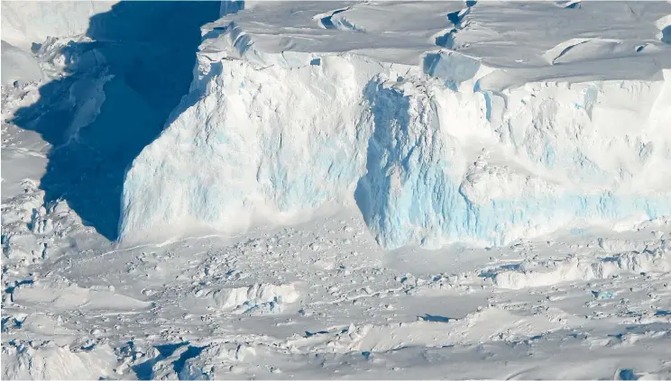  ?? NASA ?? A fleet of research ships, submarines and aircraft and more than 80 scientists will be dispatched to the remote West Antarctic region to study the Thwaites Glacier later this year.