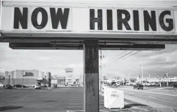  ?? Luke Sharrett / Bloomberg ?? A combinatio­n of slower population growth and fewer migrants suggests that in periods of strong or even steady economic growth, companies could have trouble finding people for entry-level jobs.