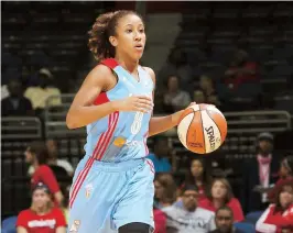  ??  ?? Carla Cortijo viene de jugar apenas dos minutos y 37 segundos en el triunfo de Atlanta Dream en la primera ronda de la postempora­da.